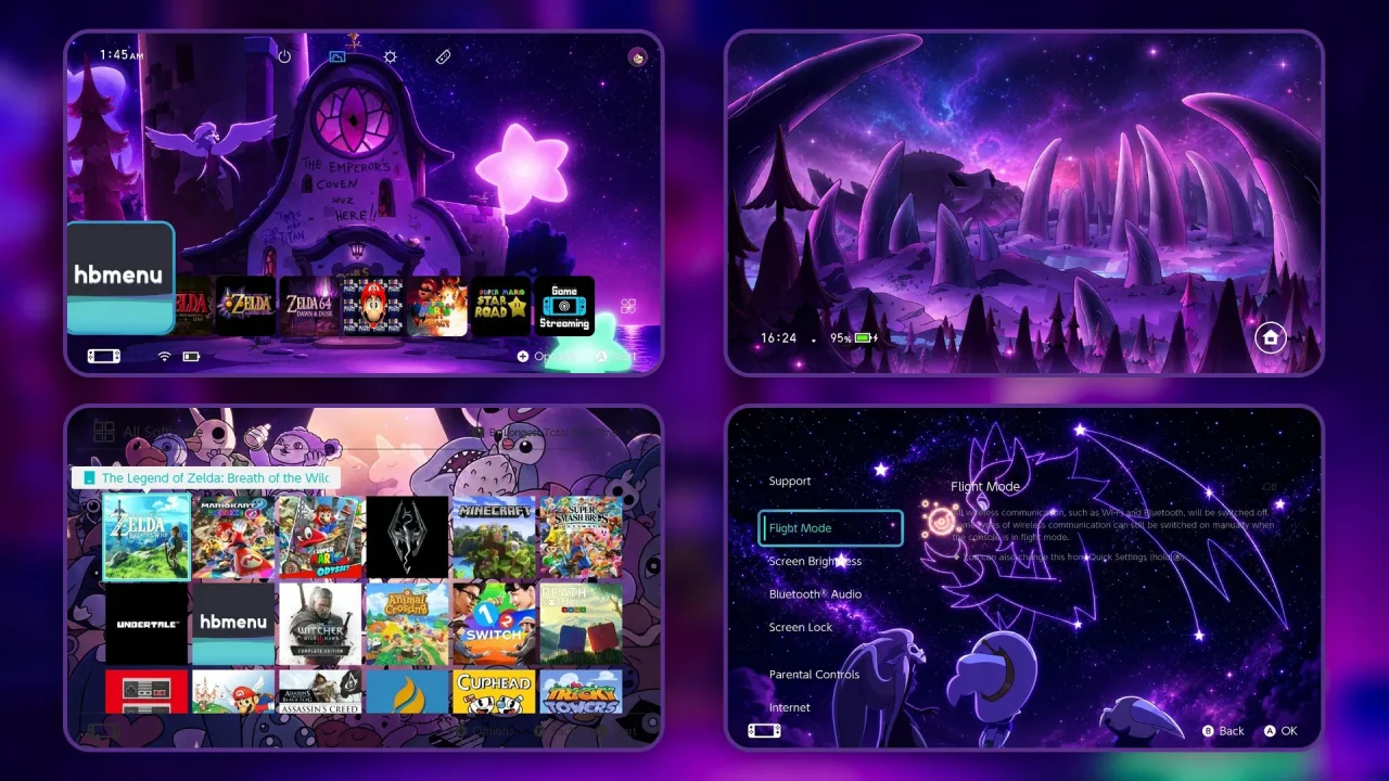 The Owl House - Purple Galaxy | Switch Theme Packs | Themezer