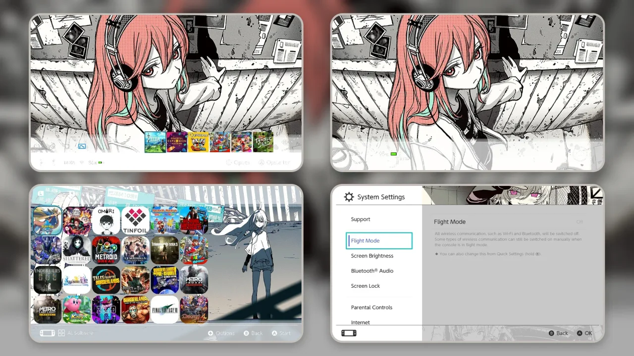 Omao Theme(Light) | Switch Theme Packs | Themezer