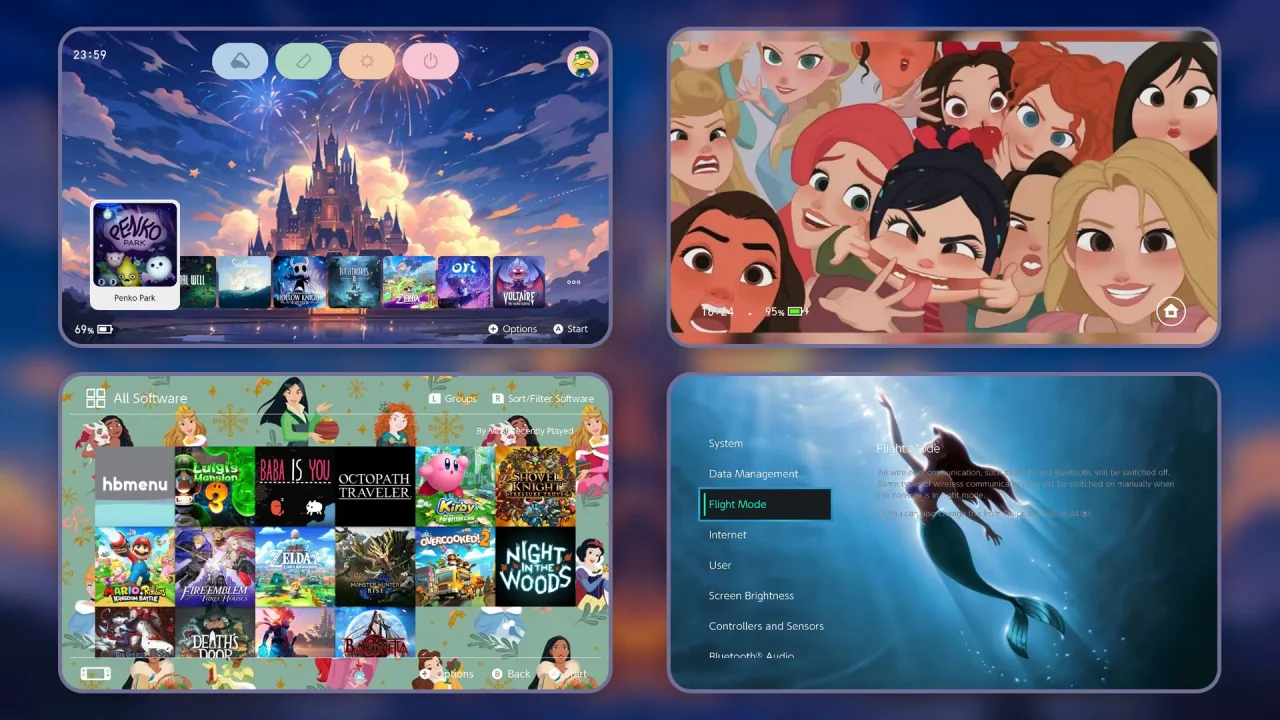 Disney | Switch Theme Packs | Themezer