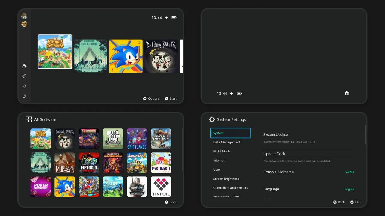 Eclipse | Switch Theme Packs | Themezer