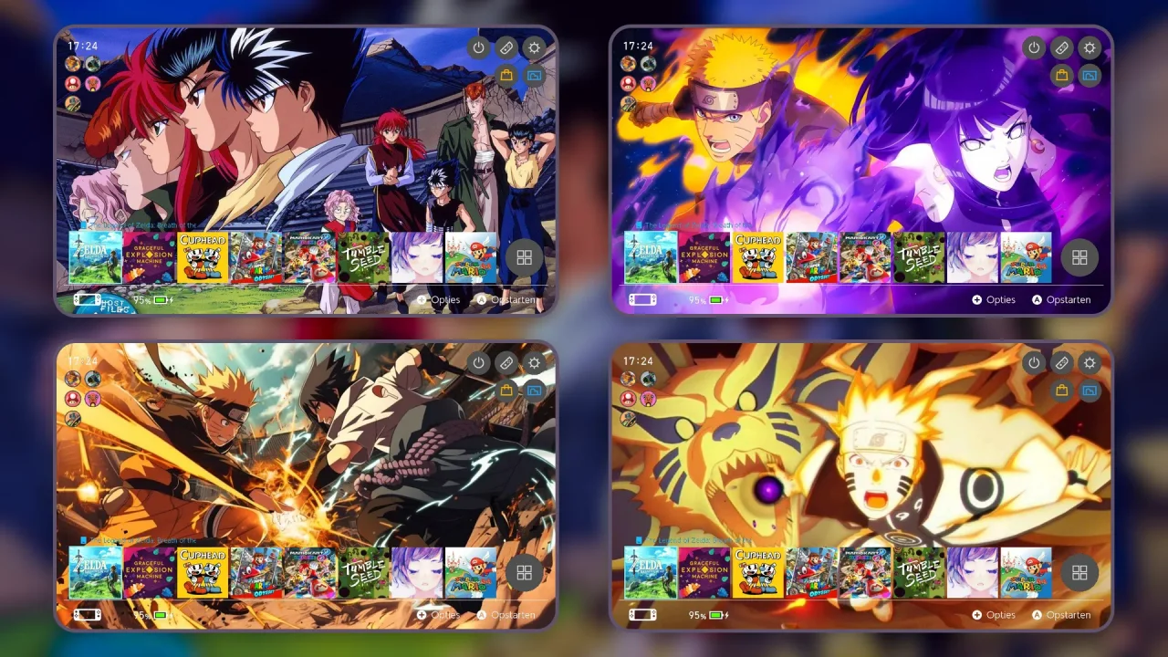 Anime | Switch Theme Packs | Themezer