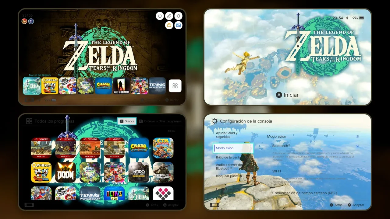 The Legend Of zelda Tears of the Kingdom | Switch Theme Packs | Themezer