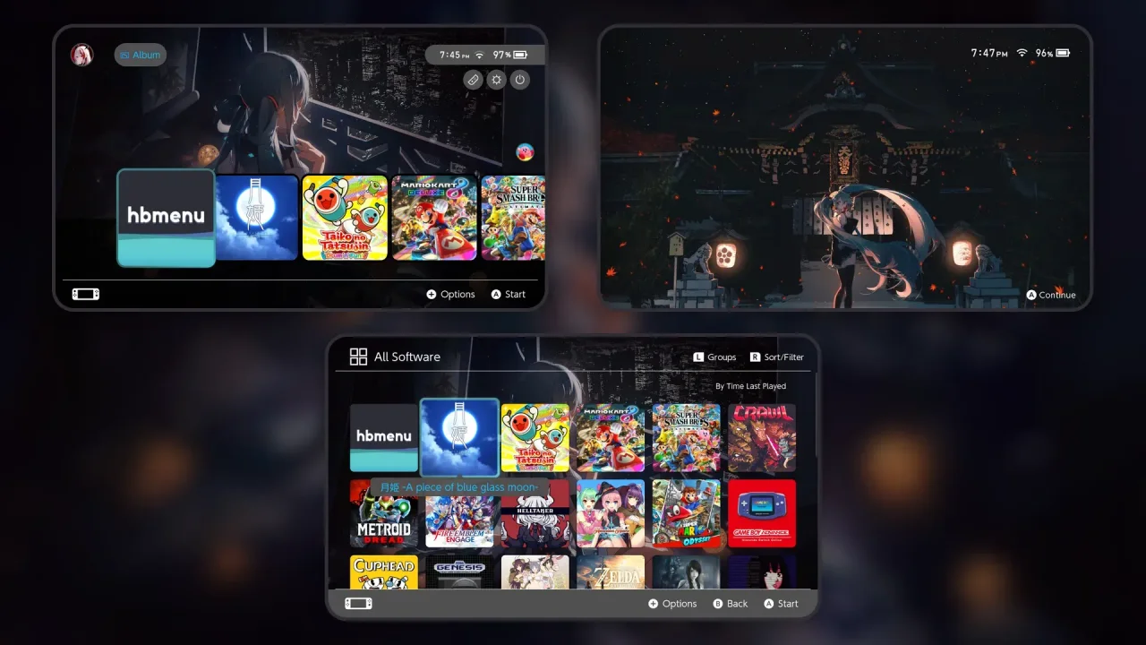Hatsune Miku Dark Nightfall Theme | Switch Theme Packs | Themezer