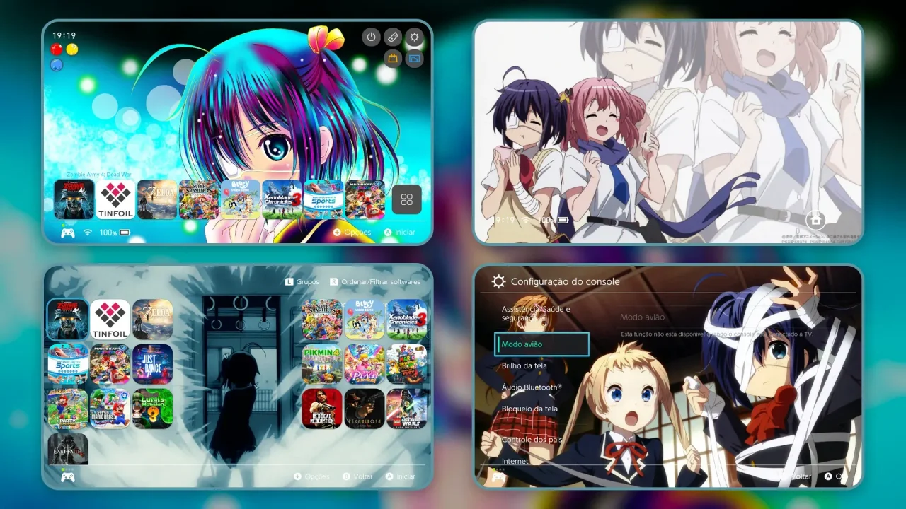 Chuunibyou Demo Koi ga Shitai 3 | Switch Theme Packs | Themezer