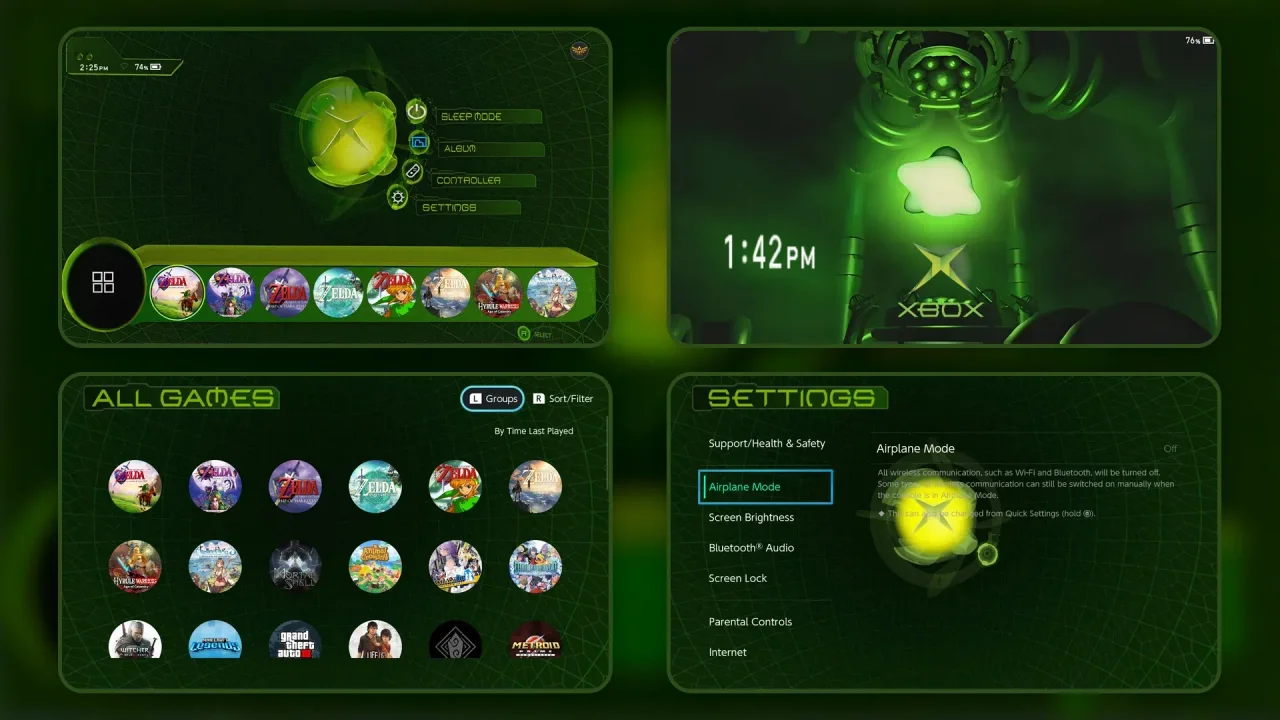 Xbox Classic UI Theme | Switch Theme Packs | Themezer
