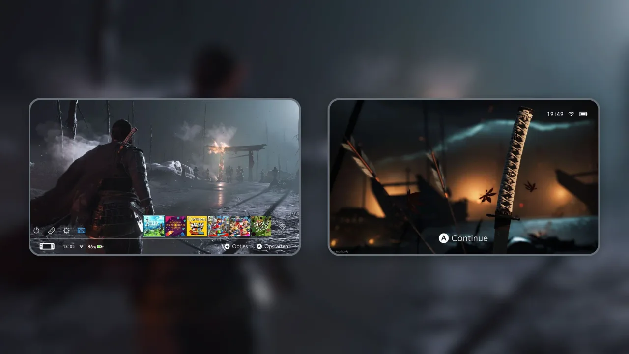 Ghost of Tsushima Small | Switch Theme Packs | Themezer