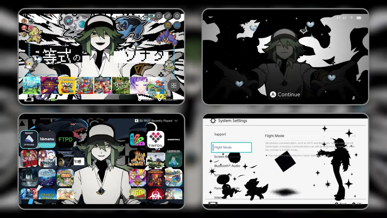 N project voltage | Switch Theme Packs | Themezer