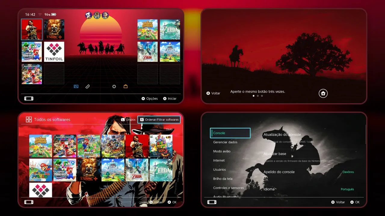 Red Dead Redemption Theme | Switch Theme Packs | Themezer