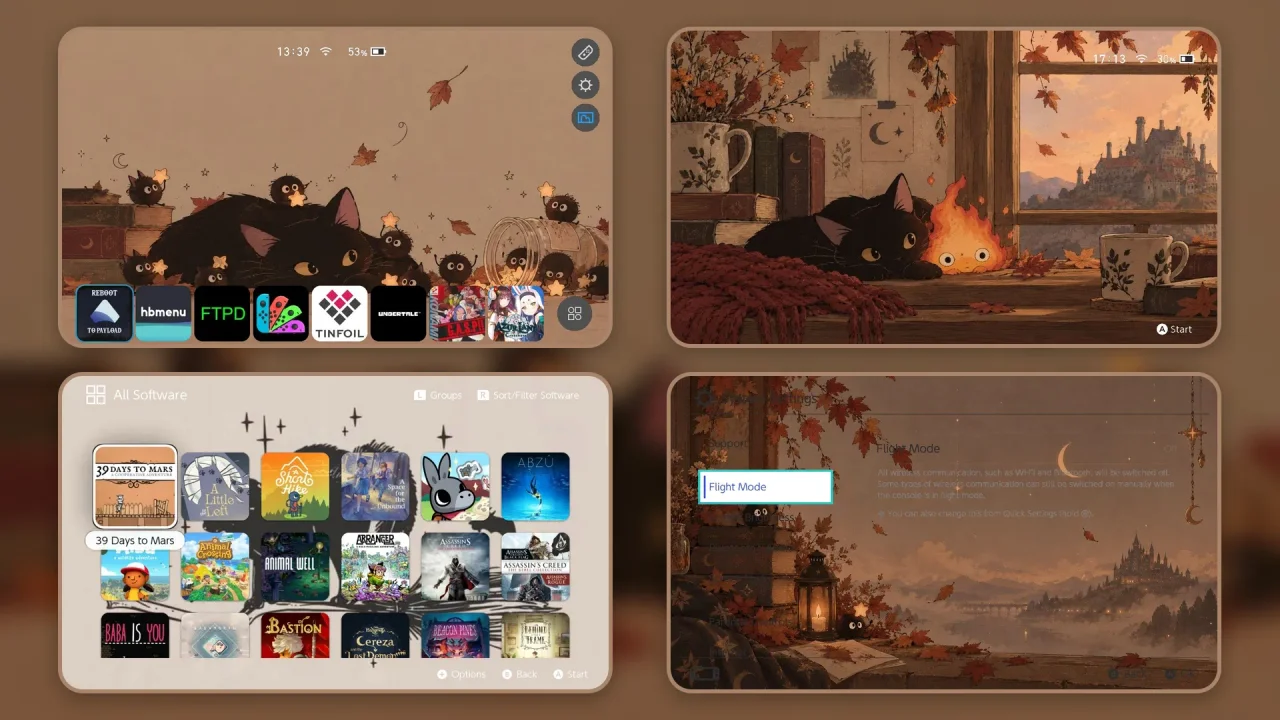 cuteeee ghibliiii | Switch Theme Packs | Themezer