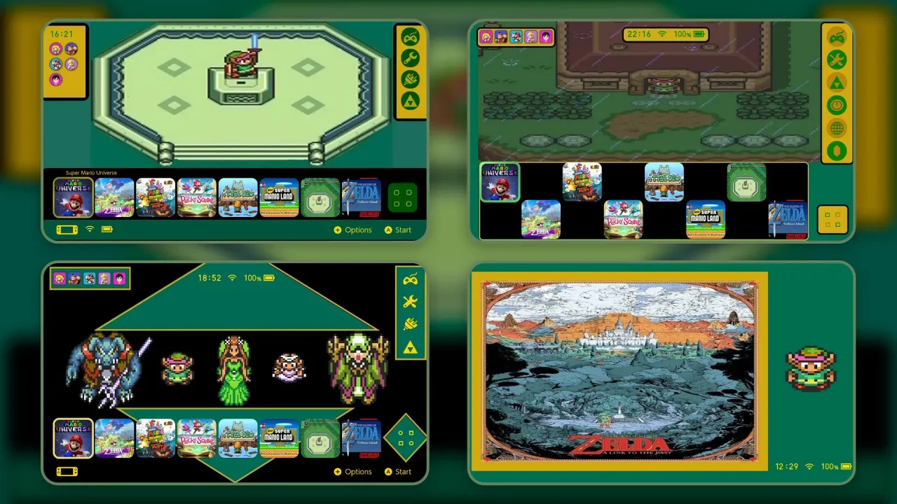TLOZ - A Link To The Past | Switch Theme Packs | Themezer