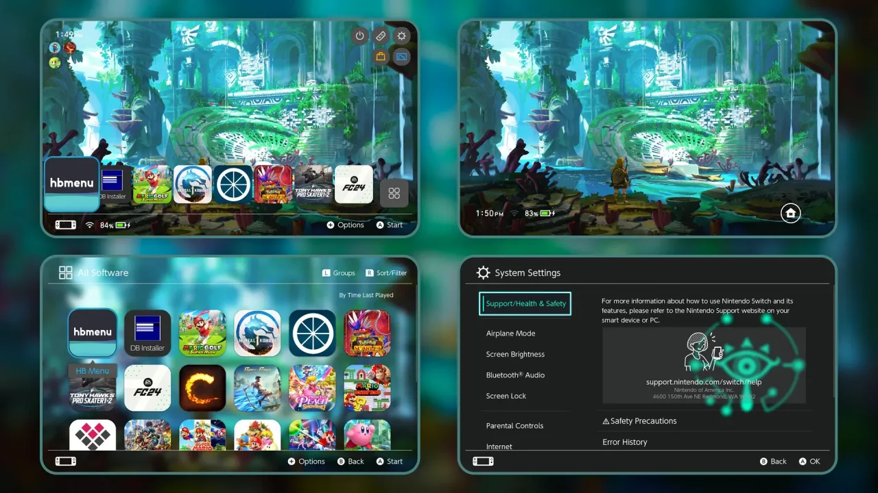 [Math] Zelda's Theme | Switch Theme Packs | Themezer