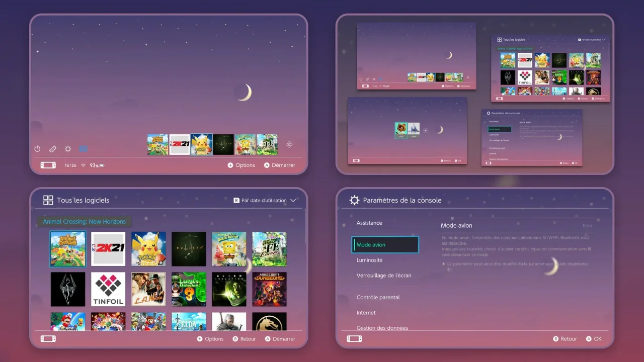 Moonlight | Switch Theme Packs | Themezer