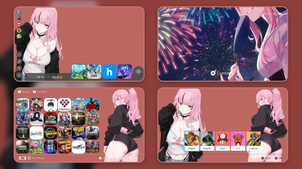 Mori V2 | Switch Theme Packs | Themezer