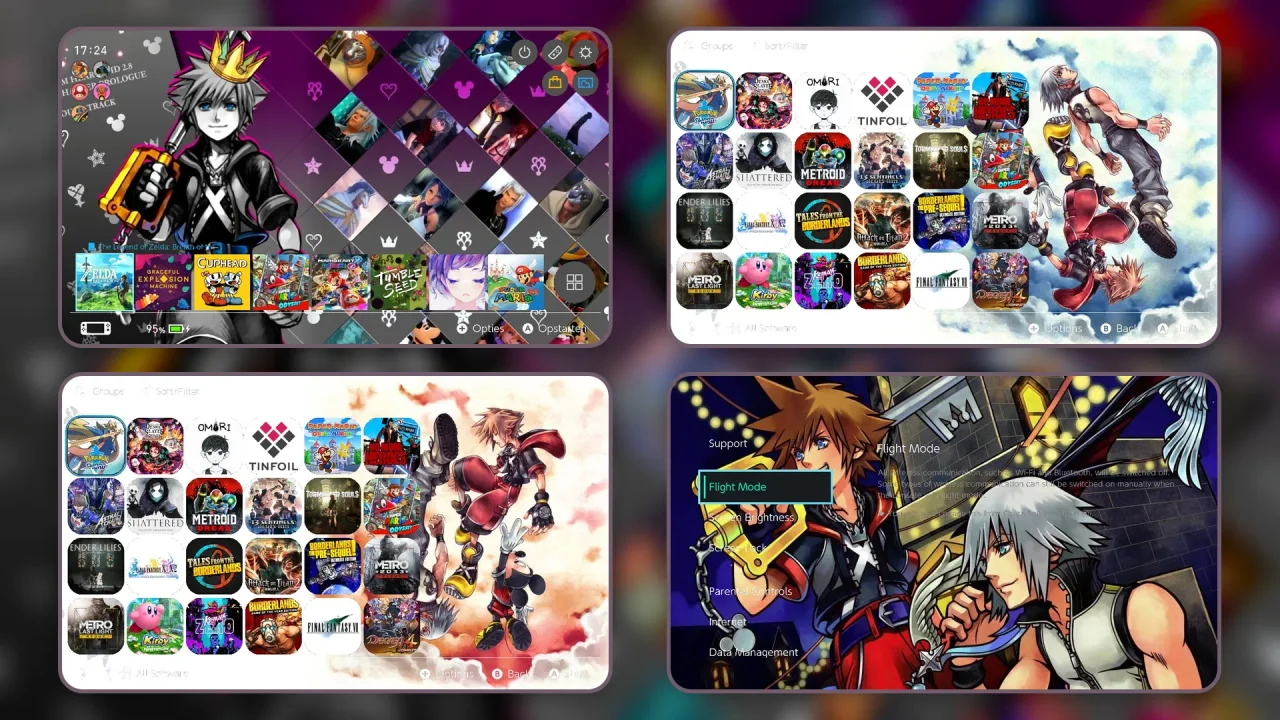 Kingdom Hearts DDD | Switch Theme Packs | Themezer