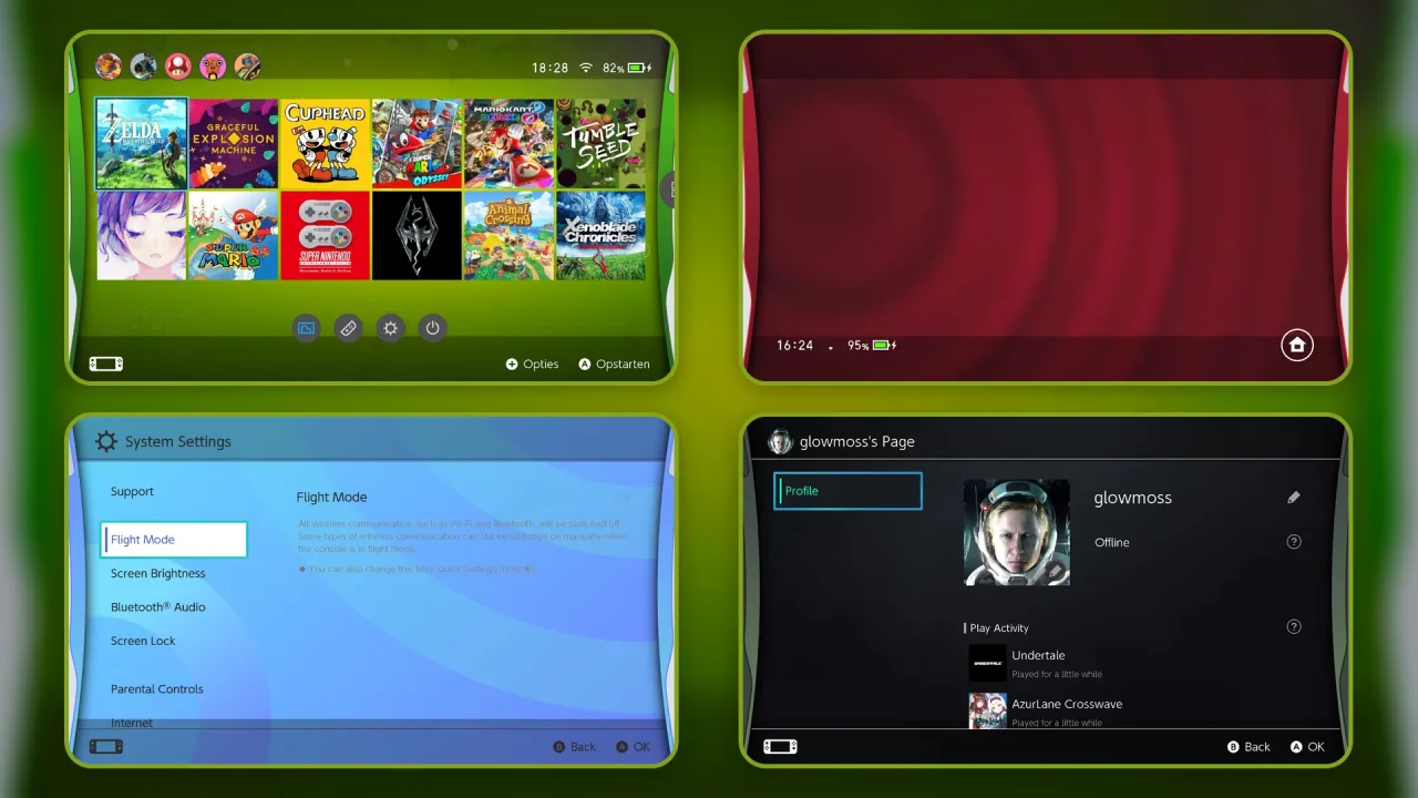 Blades inspired pack | Switch Theme Packs | Themezer