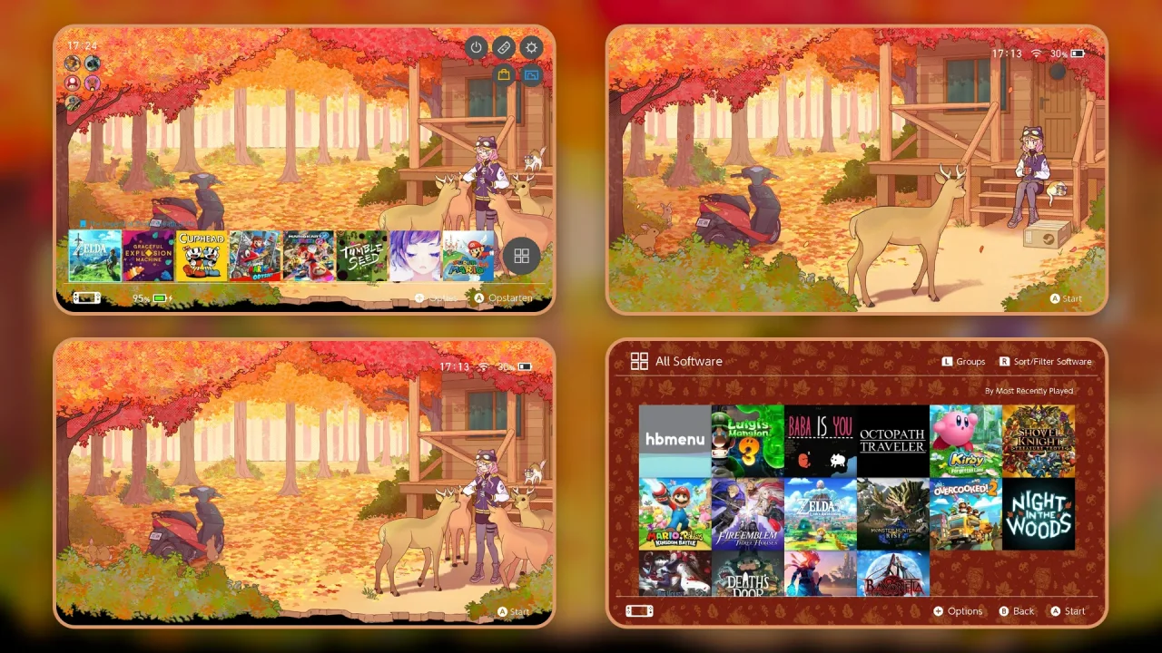 Steam autumn sale 2024 steam delivery girl | Switch Theme Packs | Themezer