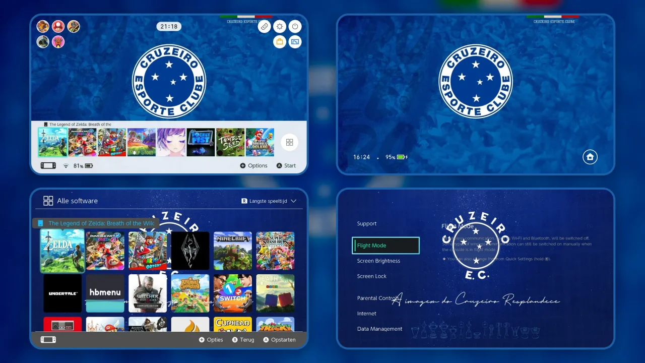 Cruzeiro | Switch Theme Packs | Themezer