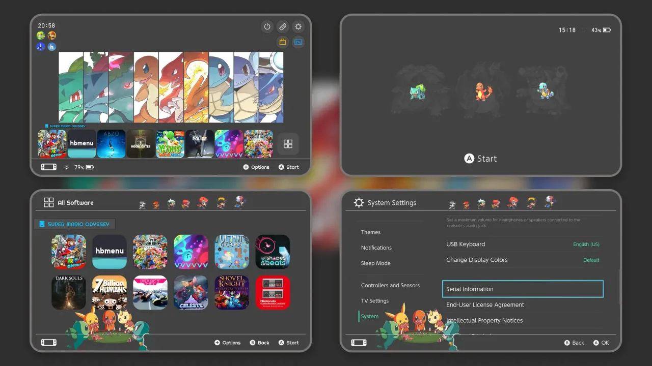 Pokemon | Switch Theme Packs | Themezer