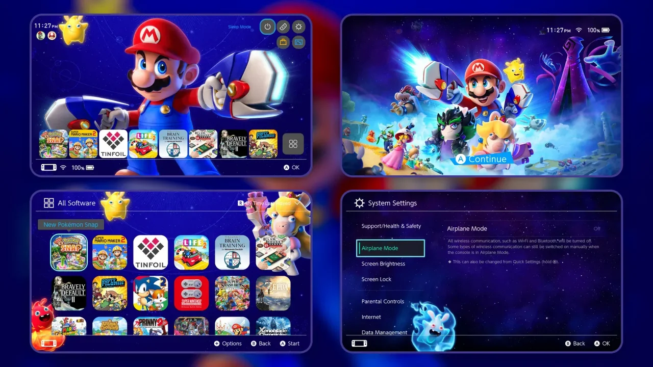 Mario + Rabbids 2 : Sparks of Hope | Switch Theme Packs | Themezer