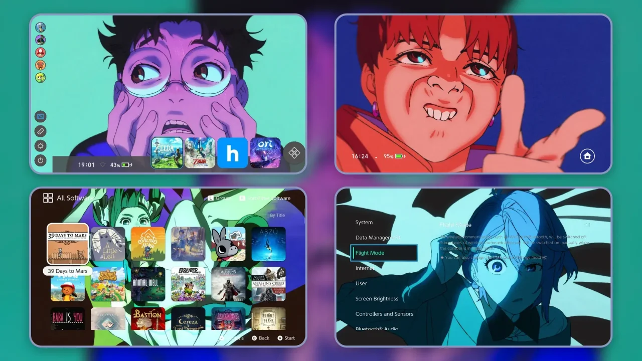Dan Da Dan Pack | Switch Theme Packs | Themezer