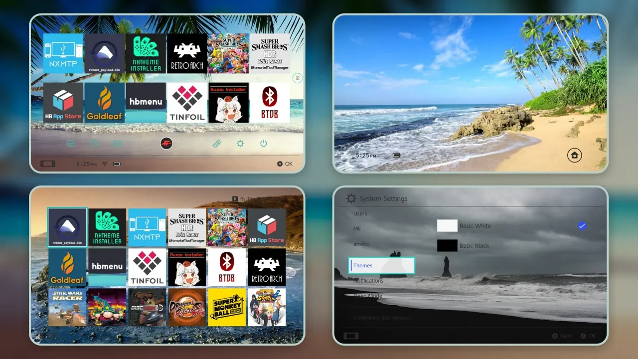 Beaches | Switch Theme Packs | Themezer