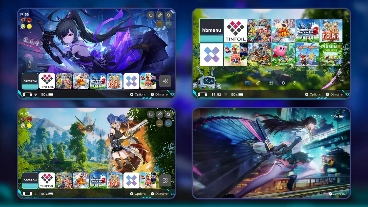 Tower of Fantasy Nature | Switch Theme Packs | Themezer