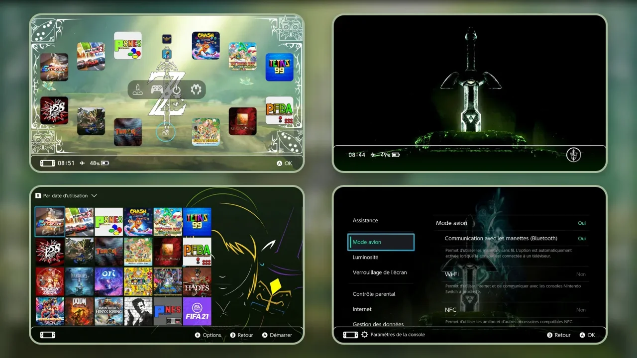 Zelda - Master Sword | Switch Theme Packs | Themezer