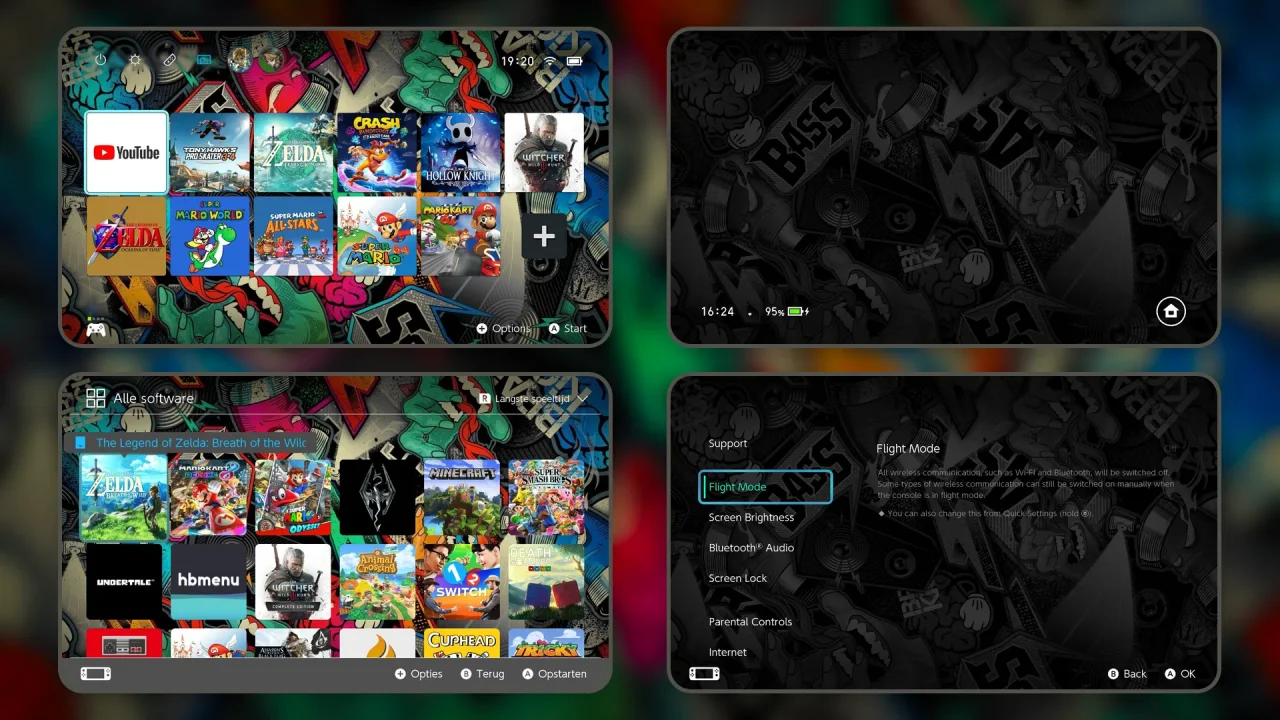 NeuroBass | Switch Theme Packs | Themezer