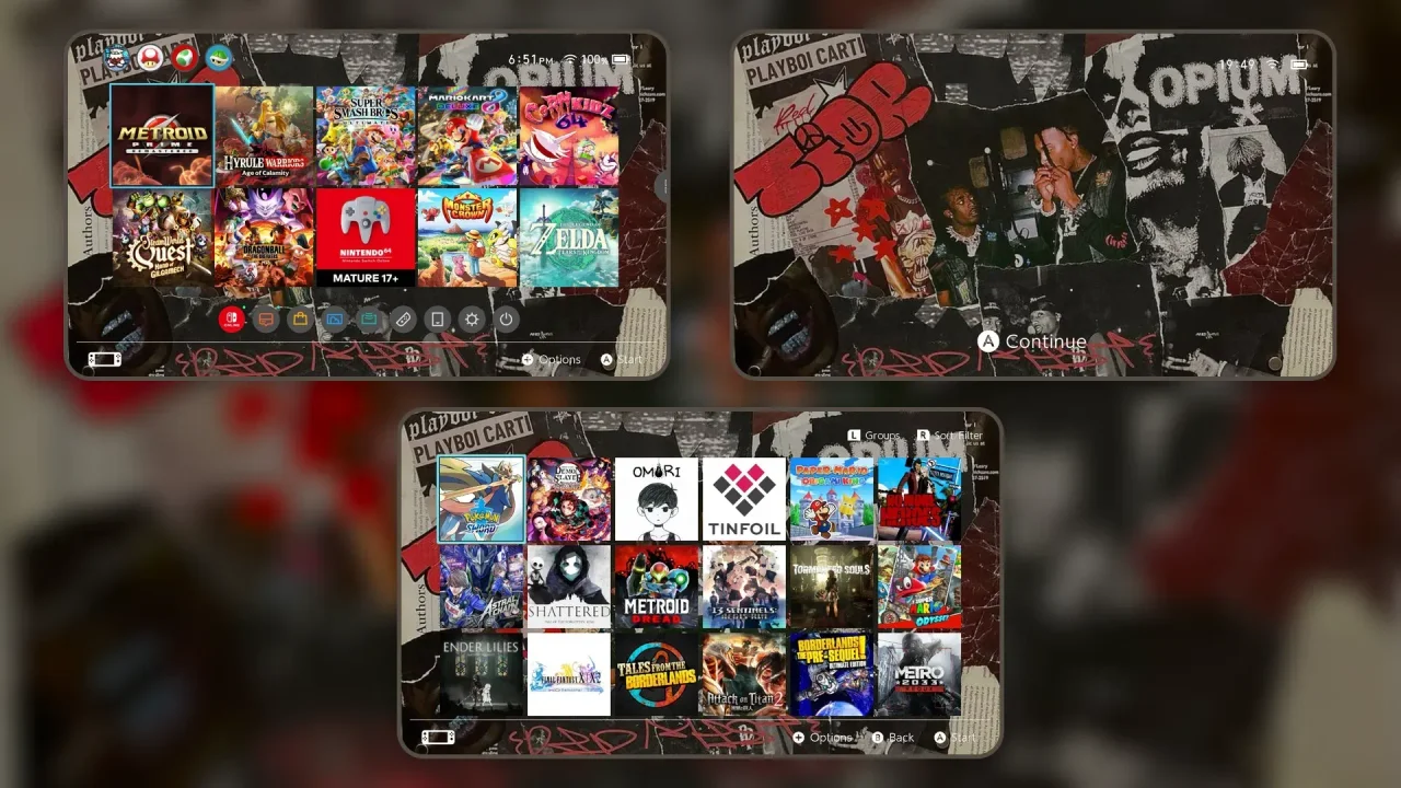y2k | Switch Theme Packs | Themezer