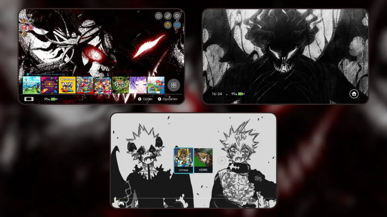 Black clover | Switch Packs | Themezer