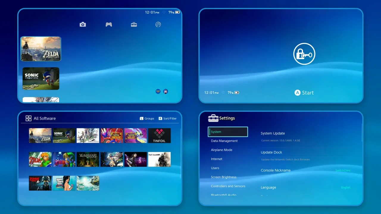 PSP UI Original Theme | Switch Theme Packs | Themezer