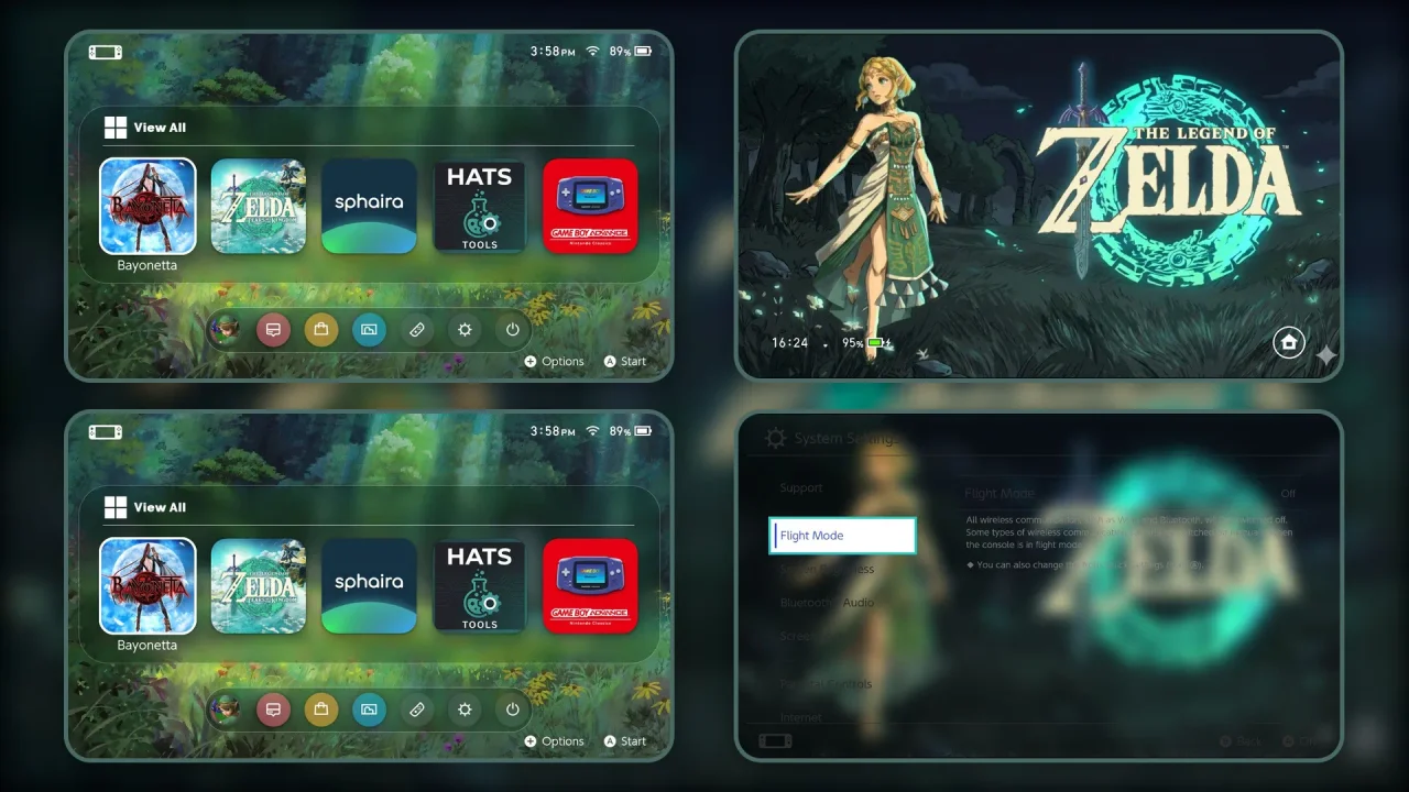 Princess zelda Switch 2 Edition | Switch Theme Packs | Themezer
