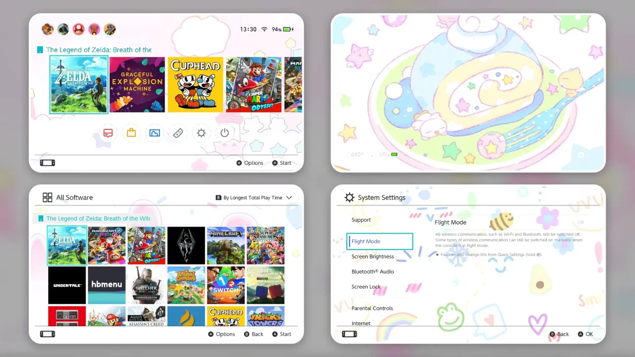 Colorful Pack | Switch Theme Packs | Themezer