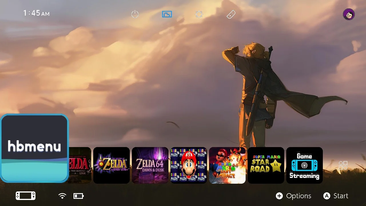Zelda BOTW Home Menu | Home Menu | Switch Themes | Themezer