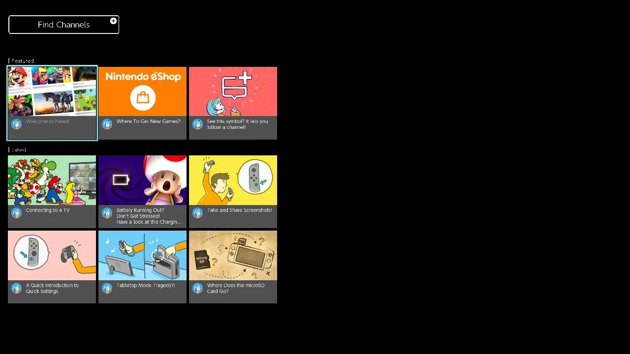 Themezer Icon Dark Oled Basic 12 Game Icons | News | Switch Themes | Themezer