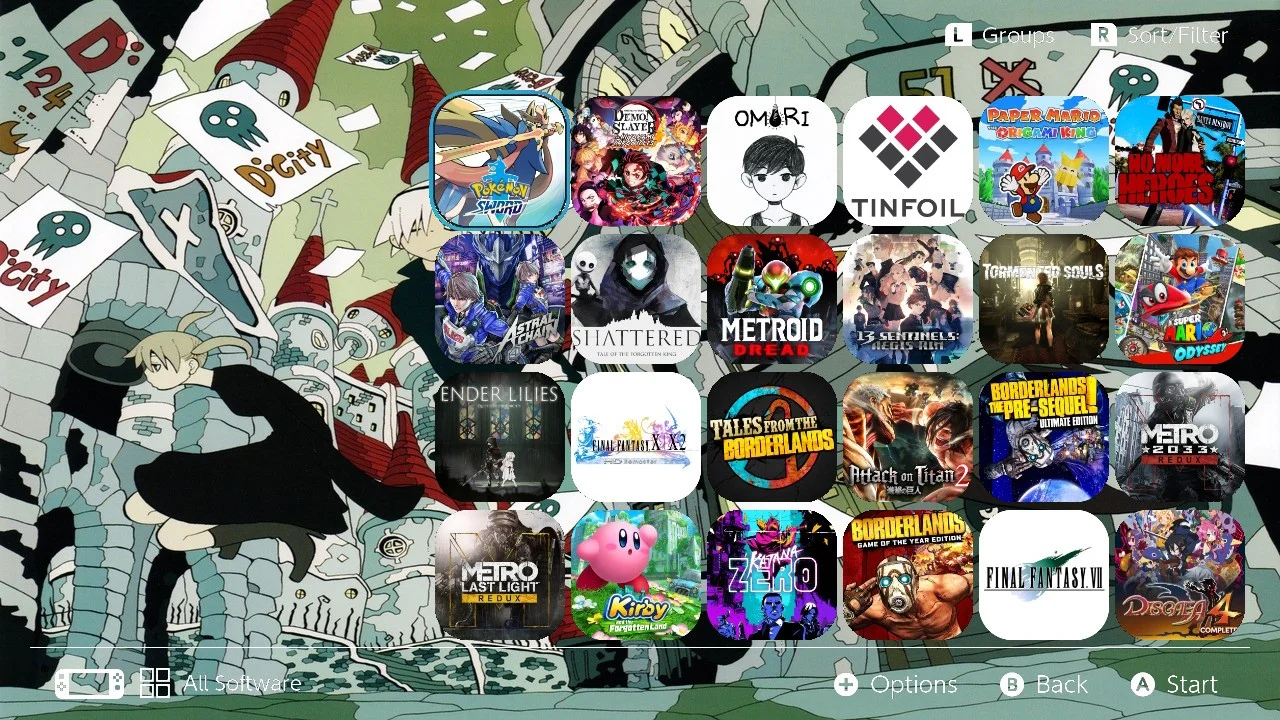 Soul Eater Apps | All Apps | Switch Themes | Themezer